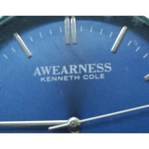 Men's AWEARNESS‎ by Kenneth Cole Quartz Stainless Steel Blue Face Watch - Picture 10 of 11